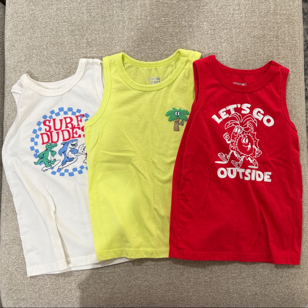 NWOT*** Toddler Short Sleeve Tees - White, Yellow, Red